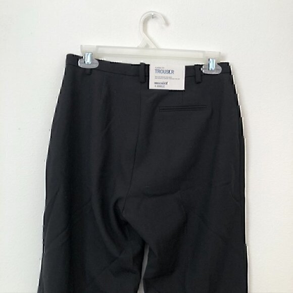 NEW NWT GAP Classic Fit Trouser Black Bootcut Cropped Ankle Length WOOL Pants 4 - Picture 6 of 7